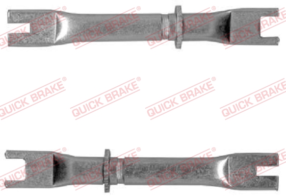 Комплект регулятора, барабанный тормозной механизм - 111 53 007R QUICK BRAKE